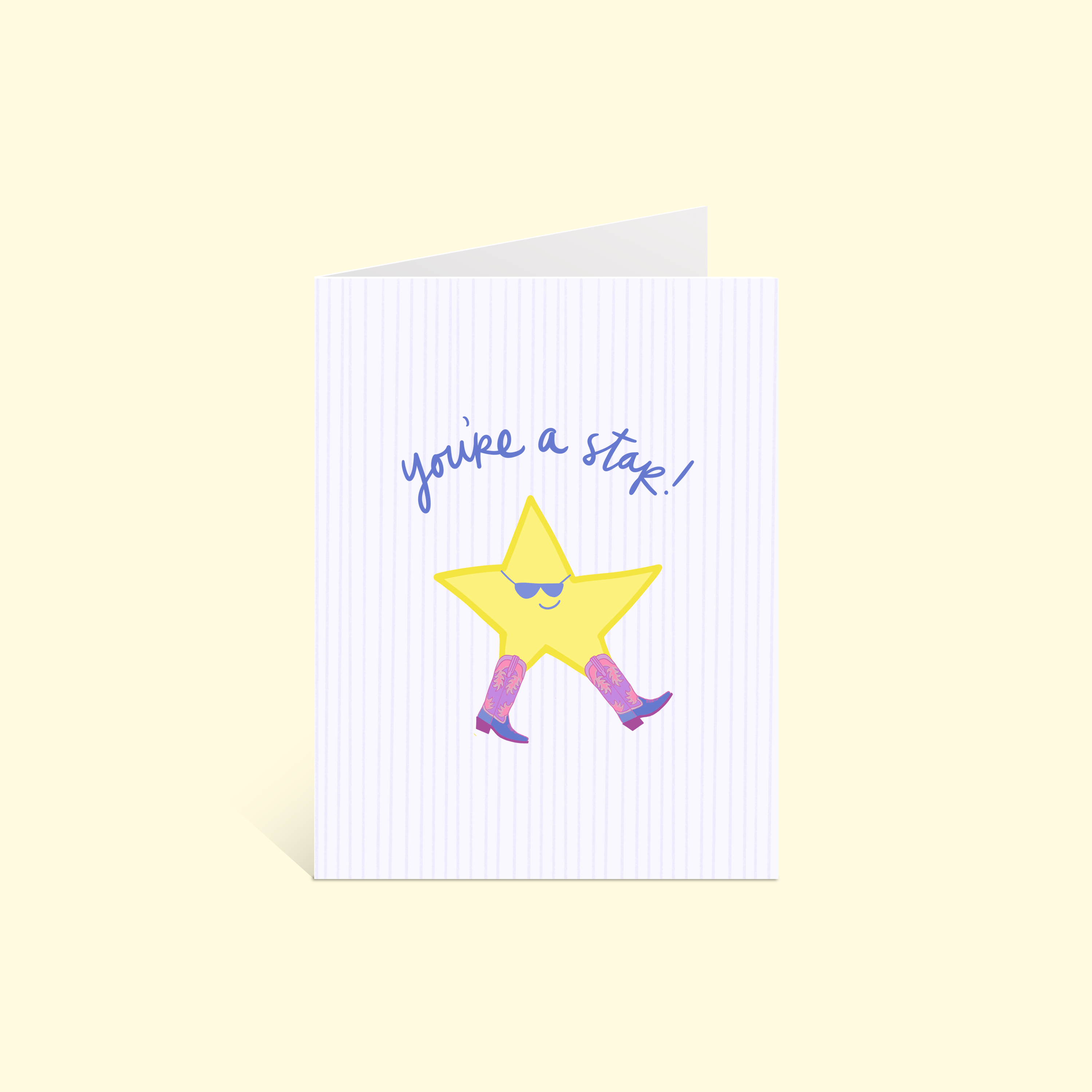 You're a Star Cowgirl Card